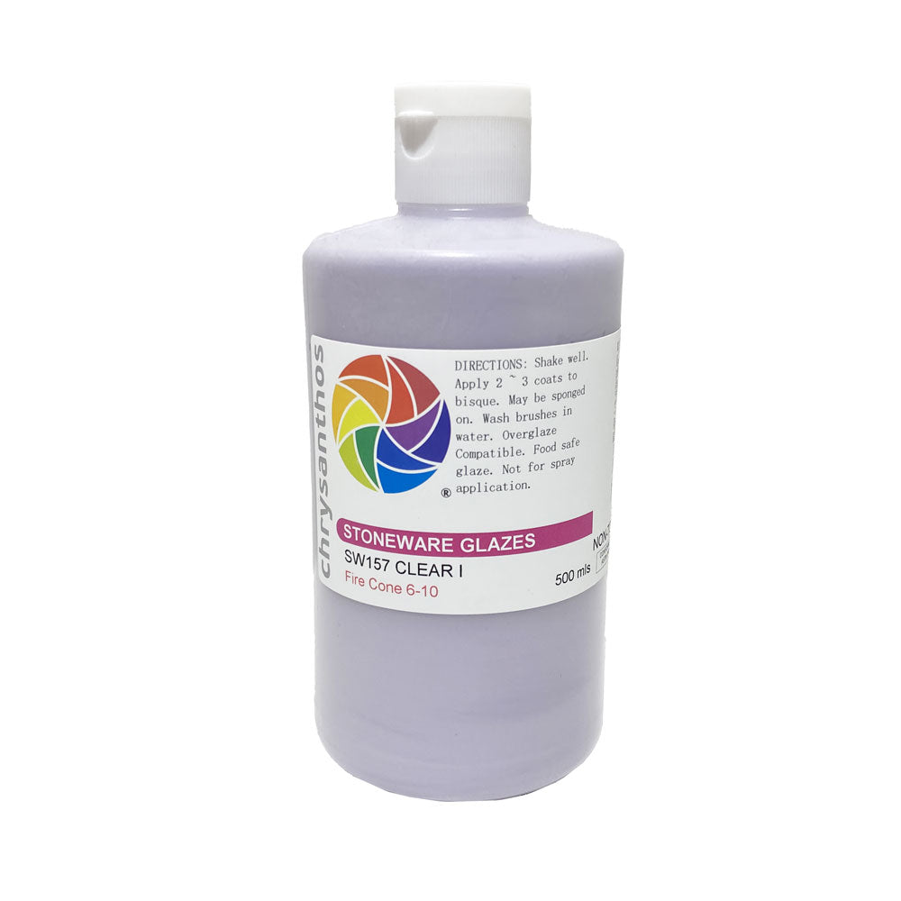 Chrysanthos Stoneware Glaze Clear 500ml Keane Ceramics