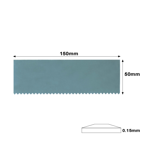 Rib Steel Serrated Rectangle - teeth – Keane Ceramics